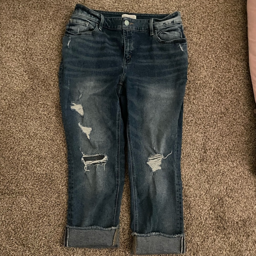 High rise straight Jean